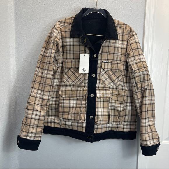 CAT X Reclaimed LA  Mens Reversible Utility Jacket Urban Outfitters UNISEX - Picture 3 of 16